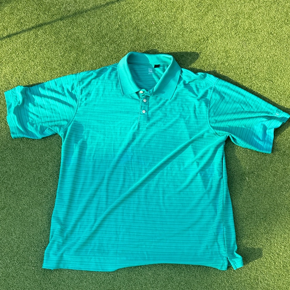 PGA Tour Aqua Polo Shirt